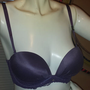 Victoria's Secret purple Fabulous Strapless bra